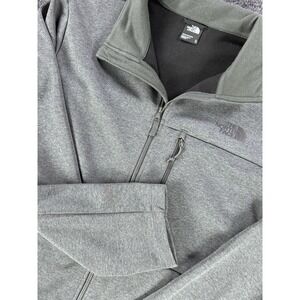 The North Face WindWall Jacket Mens XL Gray Full Zip Softshell